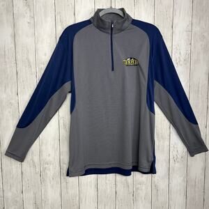 Horn Legend Regis University Long Sleeve Bamboo Quarter Zip Pullover Shirt